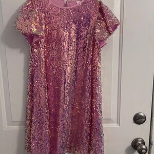 Pink Sequin Dress